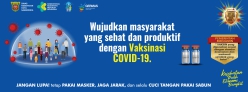 SPANDUK VAKSINASI COVID